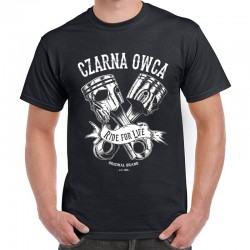 KOSZULKA MĘSKA CZARNA OWCA PISTONS