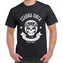 KOSZULKA MĘSKA CZARNA OWCA SKULL HELMET